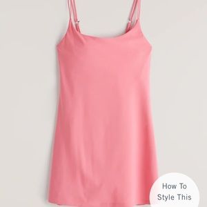ABERCROMBIE PINK EXERCISE DRESS